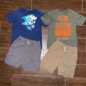 Boys Shorts and T-Shirts Size 6/7